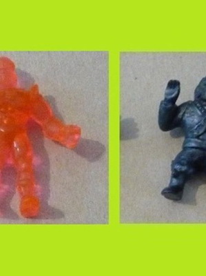 Exogini figures used, lot of 4 pieces