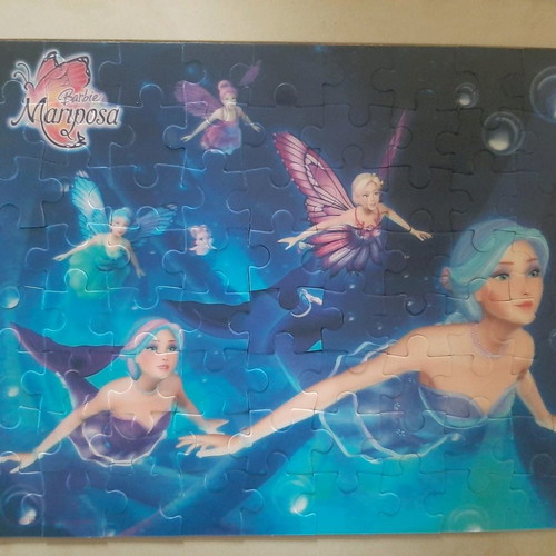 3D puzzle Barbie Mariposa μεταχειρισμένο, 72 κομματιών