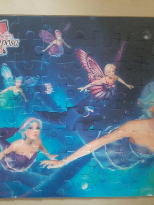 3D puzzle Barbie Mariposa μεταχειρισμένο, 72 κομματιών