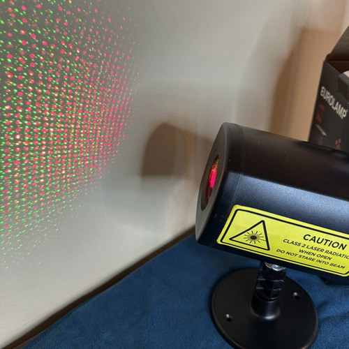 Eurolamp Laser Projector IP44 Red Green New with Box