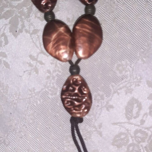 Ethnic handmade necklace used