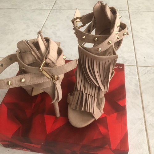 Sedici sandals new, beige, size 38, platform style