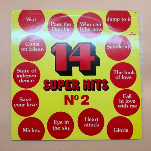 14 Super Hits No 2 vinyl used, 1982 collection
