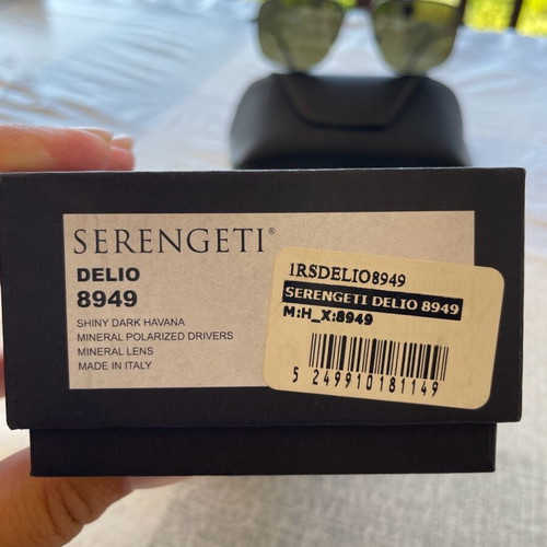 Serengeti Agostino sunglasses new, black and brown