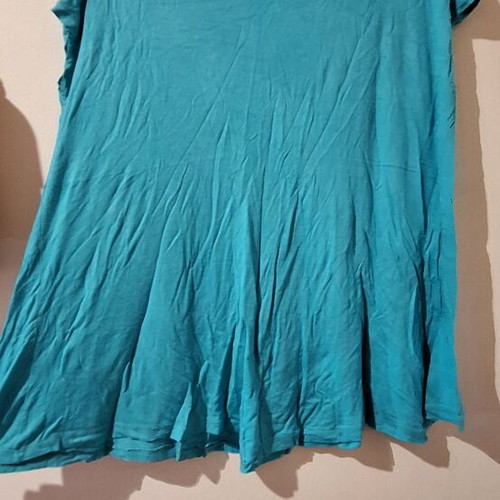 Blue summer blouse large new