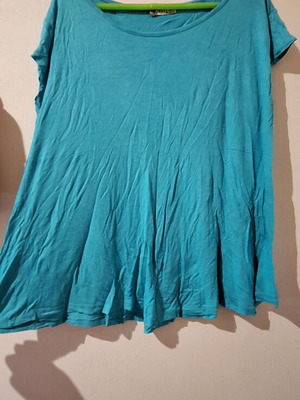 Blue summer blouse large new