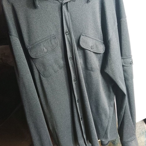Shirt jacket like new, gray, size L