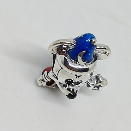 Disney Mickey Mouse Fantasia S925 Silver Collectible Charm like new