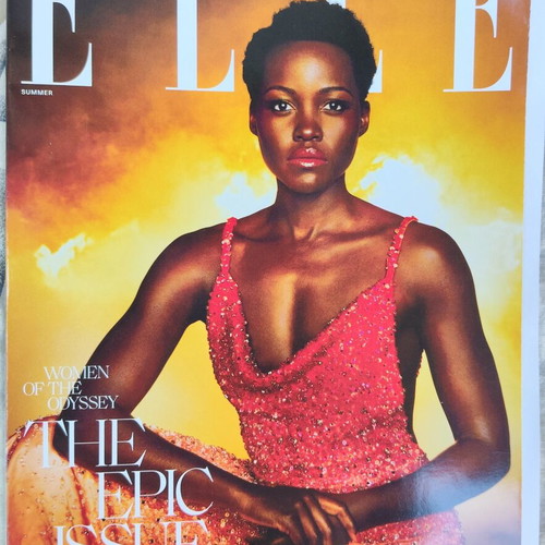 Elle USA Summer Issue collectible with Lupita Nyong'o cover