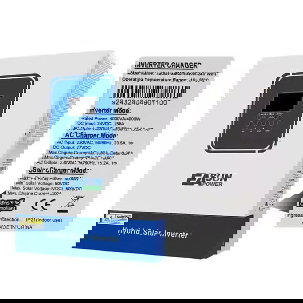 Easun Power string inverter 4KW UPS OFF GRID HYBRID INVERTER 100A MPPT Ηλιακός ελεγκτής WiFi