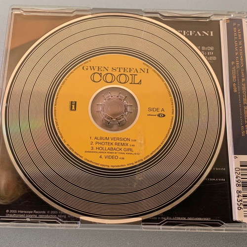 Gwen Stefani Cool 4-trk CD single used