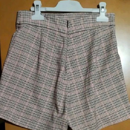 Tally girls' skirt shorts size 34 new, black and pink cotton