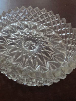 Ashtray like new, glass