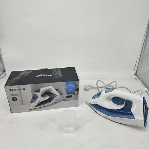 Taurus Bali 3200 Ceramic Steam Iron new, 3200W, white-blue design
