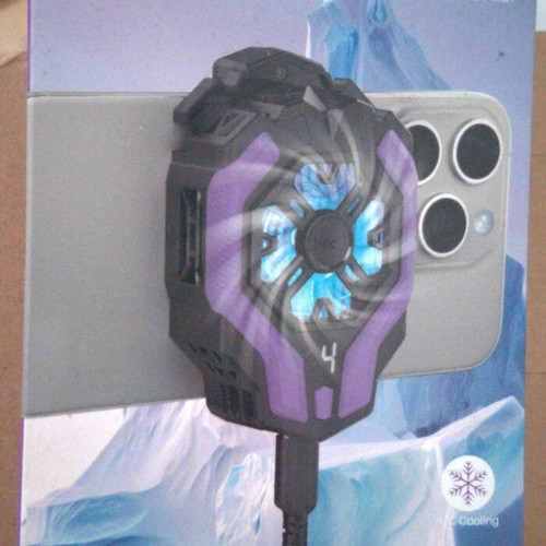 Hoco GM26 mobile phone cooler purple new