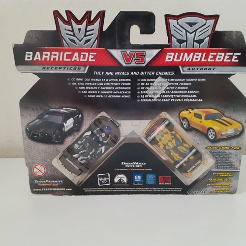 Transformers RPMS Bumblebee vs Barricade Mattel 2009