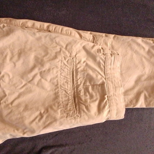H&M men's beige summer pants size M like new slim fit