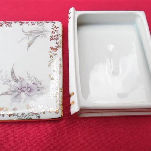 Limoges France decorative box book-shaped like new