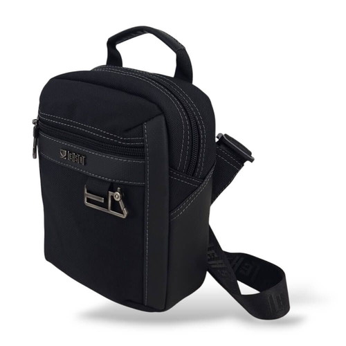 Leastat 9313 shoulder and hand bag black new