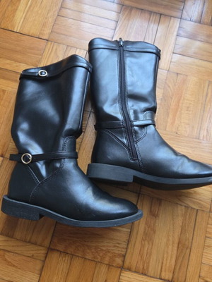 Zara Kids black boots size 30