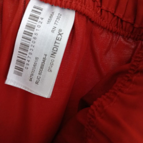 Pajama-style pants Zara Woman Collection size S like new, red