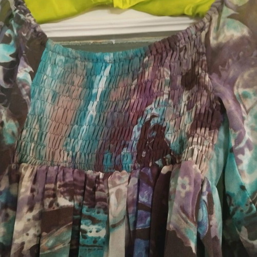 Be You Party Dress like new, viscose, lilac turquoise