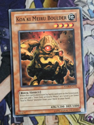 Koaki Meiru Boulder Effect Monster κάρτα σαν καινούργιο