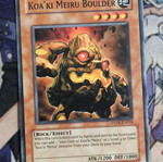 Koaki Meiru Boulder Effect Monster κάρτα σαν καινούργιο
