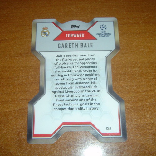 Gareth Bale Chrome X card new from topps Match Attax Extra 2024-25