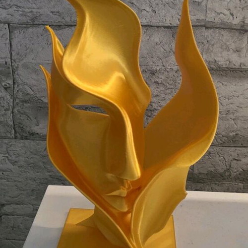 Abstract Face decorative item like new