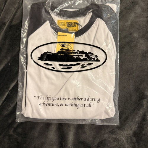 Corteiz Long Sleeve shirt new, size XL, black and white