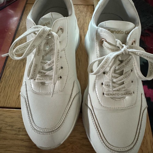 Renato Garini women's sneakers white, size 37, like new