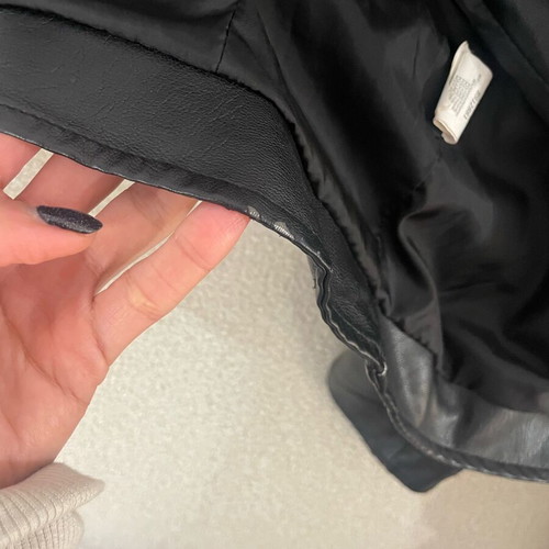 Leather jacket used A.L.E. black, size S