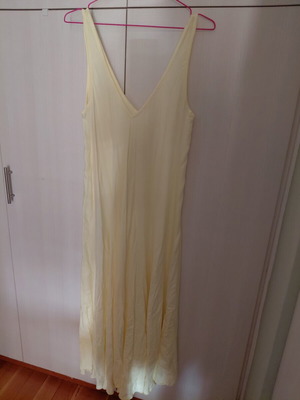 Celestino maxi dress, lemon yellow, one size