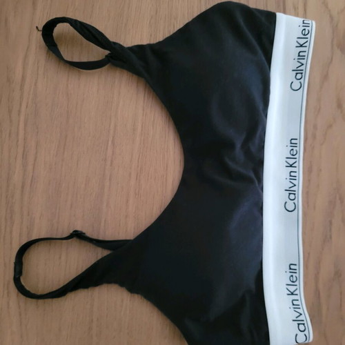 Calvin Klein bralette used, black