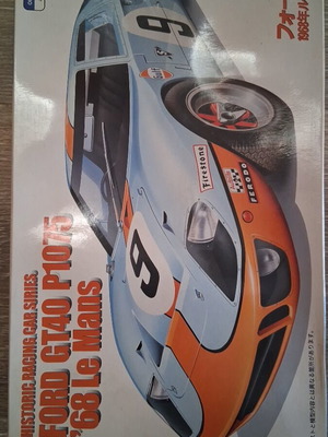 Fujimi Ford GT40 P1075 '68 Le Mans plastic model 1/24 scale