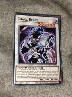 Chaos Beast Yu-Gi-Oh card new