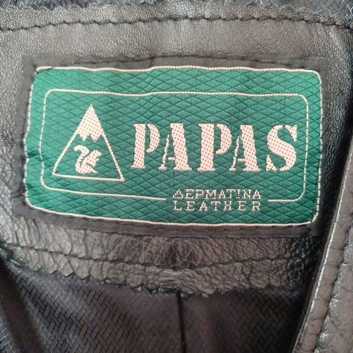PAPAS Leather men's leather vest medium like new
