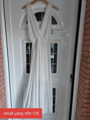 Dress new, pleated bust, suitable for civil wedding