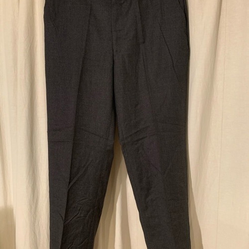 Angelico Tailor Napoli men's pants size 40 like new, dark charcoal wool