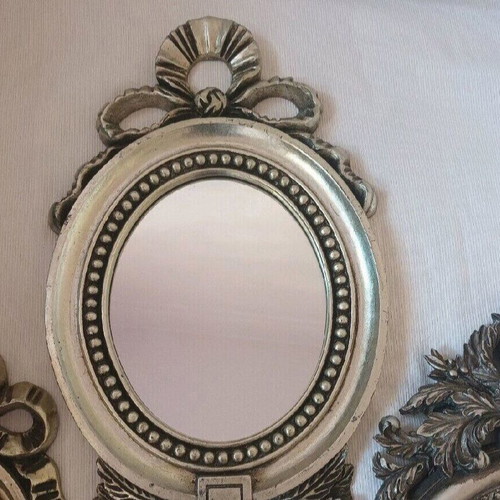 Antique mirrors used from the 60s, set of 3 pieces
