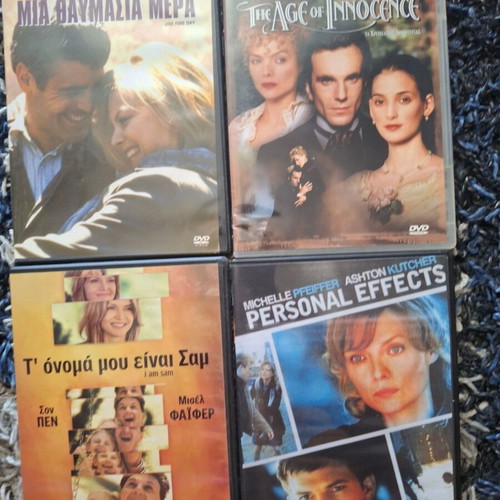 Michelle Pfeiffer DVD collection like new, 8 romantic and social films with subtitles