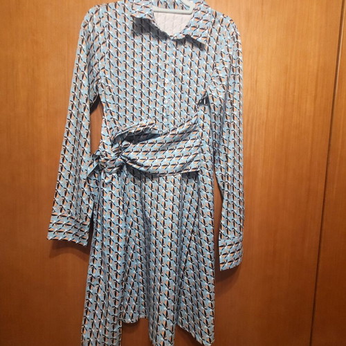 Printed dress like new, size L