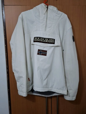 Napapijri men's jacket white size L like new
