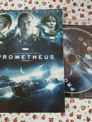 Prometheus DVD used with Greek subtitles