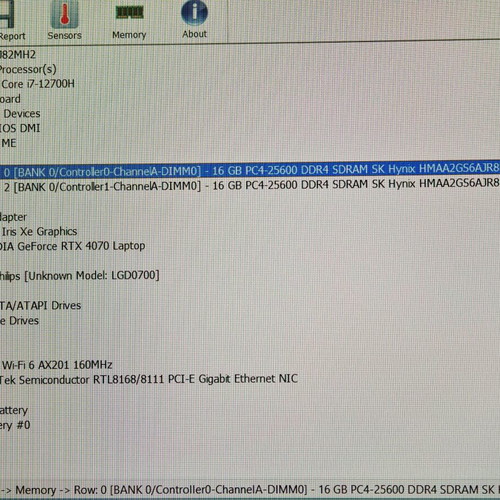 Asus TUF F15 gaming laptop i7-12700H 32GB RTX 4070 1.5TB SSD 2560x1440