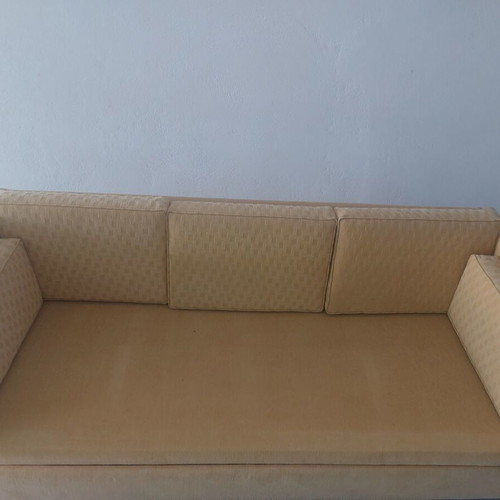 Sofa bed with sliding mechanism and two single mattresses like new