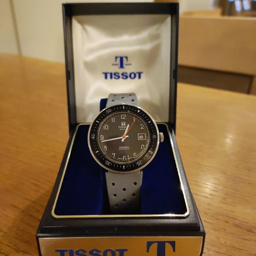 Tissot Sideral Dive automatic watch used with original strap and box