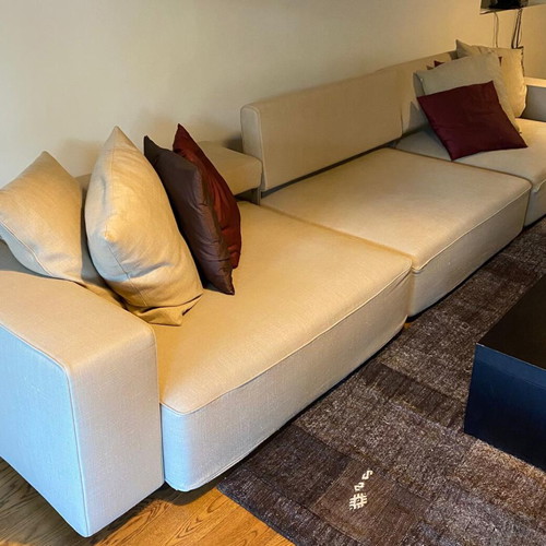 Premium modular four-seater sofa like new, high quality, minimal design