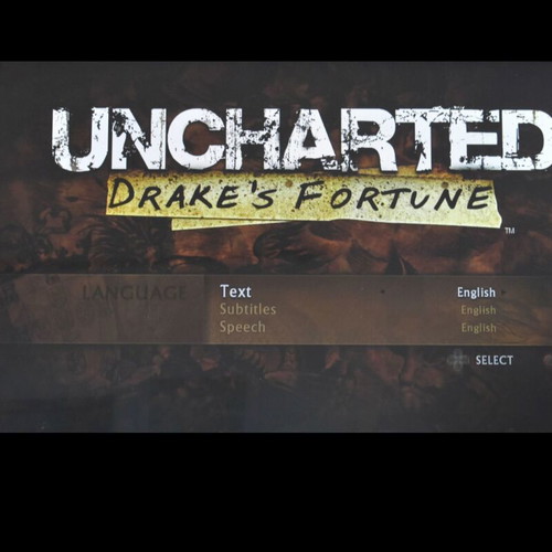 Uncharted: Drake's Fortune PS3 used action-adventure game